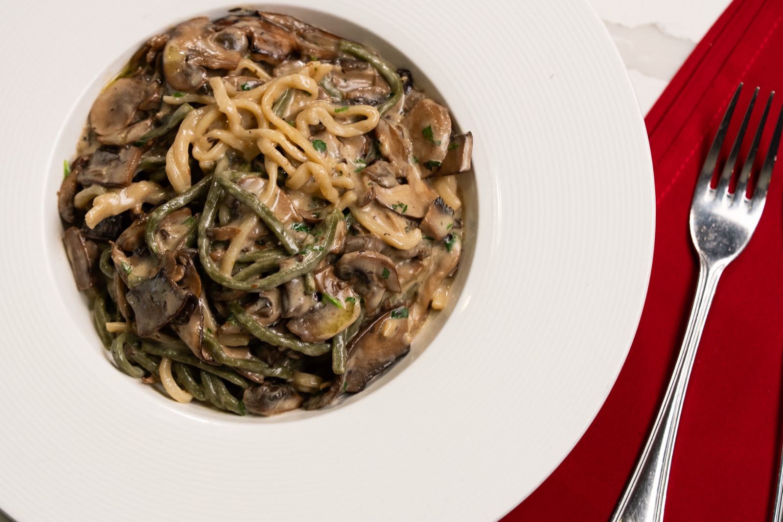 Mushroom pasta